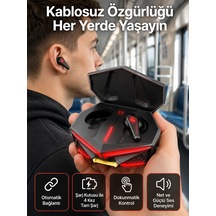 Profesyonel Tws Işıklı Kablosuz Bluetooth Kulaklık Oyuncu Kulaklığı Normal