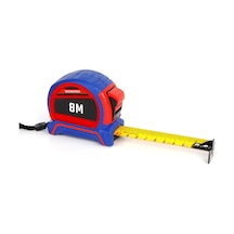 Wp261044 8mx25mm Naylon Kaplama Sarı Çift Taraflı Manyetik Çelik Şerit Metre