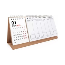 Haftalık Planlayıcı 2027 Masa Takvimi Kraft