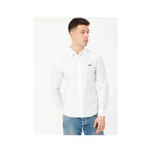 Levi's Slim Fit Beyaz Erkek %100 Pamuk Gömlek 86625-0002 No Color