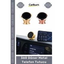 Otoaksesuar Güçlü Mıknatıslı Otomobil Araba Eşya 360 Döner Metal Torpidoya Yapışkan Telefon Tutucu