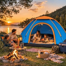 Tr 3 Kişilik Yarı Otomatik Kurulum Kamp Çadırı Suya Dayanıklı, Taşıma Çantalı Outdoor Aile Çadırı, Pik