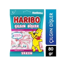 Haribo Yumuşak Şekerleme 80 Gr Çılgın Dişler 24'li Paket
