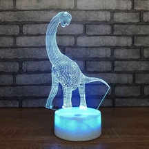 Goldenqian Çocuklar Için Dinozor Resimleri Lambası 3d Gece Lambası, 16 Renk Değişimi Ve Uzaktan Kumandalı 3d Illüzyon Lambası, Erkekler Ve Kızlar Için Doğum Günü Hediyesi Uq5b4d Siyah