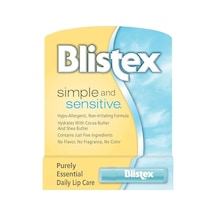Blistex Sensitive - Hassas Dudaklar İçin Besleyici Ve Nemlendirici Dudak Bakım Kremi 1 Adet
