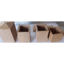 Hobi Adn Dekoratif Ve Kullanım Baharatlık Set Ahşap Mdf Ham Cnc Kesim El Yapım Ahşap