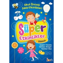 Süper Etkinlikler - Çizgiler-Okul Öncesi Zeka Etkinlikleri- Bıcırık Yayınları