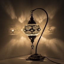 Dekoratif EL YAPIMI ABAJUR DEKORATİF BAŞUCU LAMBASI