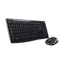 Logitech Mk270 Q Kablosuz Usb Siyah Multimedya Klavye/mouse Set 9