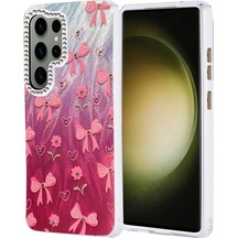 Samsung Galaxy Uyumlu S25 Ultra Kılıf Blade Aynalı Desenli Kapak - Desen 3 Diğer