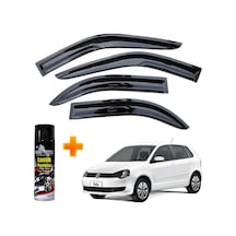 Vw Polo Mügen Cam Rüzgarlığı Hb 2002-2008 Arası 4 Lü Takım +500ml Lastik Parlatıcı