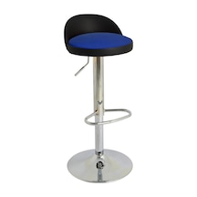 Bürocci 9560S0103 Jack Bar Sandalyesi Lacivert Deri Lacivert