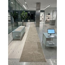 Diamond Dmr Halıcılık Kahverengi Modern Kaymaz Taban Çocuk Odası Salon Hol, Koridor Mutfak Yıkanabilir Jel Kesme Yolluk Halı