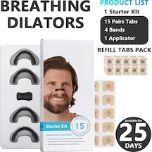 Anti Horlama Uyku Ağız Bandı, Burun Solunum Dilatörleri Burun İçin Başlangıç Kiti, Erkekler İçin Uyku Kalitesini Artırın Horlama Çözümü Turuncu Çok Boyutlu Sml