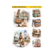 Lora Dekopaj Sulu Transfer Kağıdı - 625 25x35 Cm