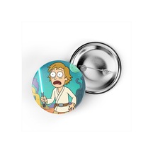 Luke Skywalker - 44 Mm İğneli Çanta Rozeti - 5 Adet Diğer