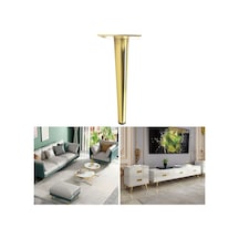 Sones Lh-zt-0001 Konik Yuvarlak Boru Mobilya Destek Ayakları, Stil: Düz Konik Yükseklik 25cm Titanyum