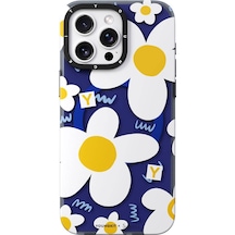 İphone 14 Pro Max Uyumlu Kılıf Magsafe Özellikli Sunshine Youngkit Spring Breeze Serisi Beyaz