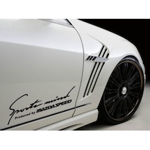 Mazda Speed Yan Kapı Çamurluk Sticker Araba Oto Yapıştırma 2Adet