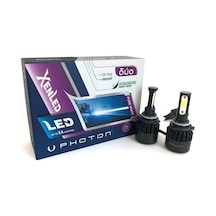 Megamarket06 Hb4 9006 Duo Led Xenon Şimşek Etkili Beyaz Zenon 9006 Hb4