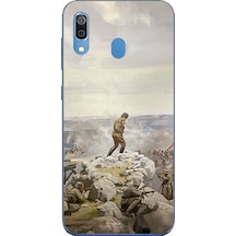 Samsung Galaxy A20-a30 Uyumlu Cephede Komutan Bağımsızlık Atatürk Baskılı Silikon Kılıf Renkli
