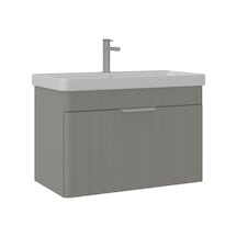 Orka Procida 80 Cm Mat Kaşmir Banyo Dolabı Alt Modül Lavabo