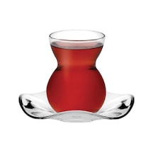 Paşabahçe Dantel Çay Seti 6'lı Çok Renkli