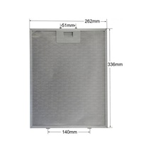 Bosch Uyumlu Siemens Profilo Metal Filtre 26 X 33,5 Cm