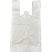 Kalın Beyaz Poşet Küçük Boy Hışır Atlet Poşet Market Manav Poşeti Çöp Poşeti 5 Kg