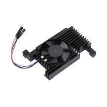 Raspberry Pi 4b İçin Waveshare Özel Hepsi Bir Arada Alüminyum Alaşımlı Soğutma Fanı