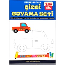 Çizgi Boyama Seti 3 Kitap