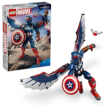 LEGO® Marvel Yeni Kaptan Amerika Yapım Figürü 76296 - 8 Yaş ve Üzeri Süper Kahraman Seven Çocuklar için Yaratıcı Oyuncak Yapım Seti (359P)