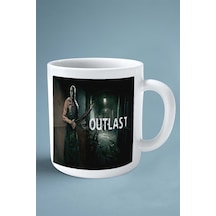 Outlast Oyun Baskılı Kupa Bardak Çift Taraflı Baskı Kişiye Özel Model 1 Çok Renkli