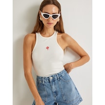 Koton Koton X Şahika Ercümen - Halter Yaka Atlet Viskon Kumaş Fitilli İşleme Detaylı Beyaz 4sak10903ek Beyaz Koton Koton X Şahika Ercümen - Halter Yaka Atlet Viskon Kumaş Fitilli İşleme Detaylı Beyaz 4sak10903ek Beyaz
