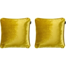 2'li Kadife Fitilli Kırlent Kılıfı Fıstık Yeşili