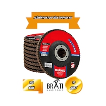100 Kum Avuç İçi Taşlama Flap Disk Zımpara 115 X 22,23 Mm 10 Adet
