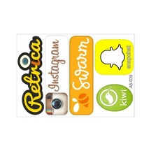 A5 Sticker 051 Tek Paket Çoklu Sticker Standart