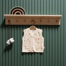 Tiffany Baby & Kids Tiffany Baby Organic Space Theme Yelek 44005 Ekru