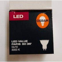 Osram 4.5 W Gu10 Led Ampul 3000 K Sarı Işık 10 Lu Paket