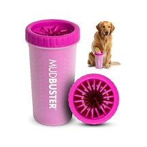 Mudbuster Taşınabilir Köpek Pençe Yıkayıcı/pençe Temizleyici, Büyük, Fuşya