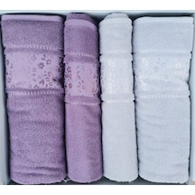 Camelıa Gri-mürdüm Best Set Hamam Takımı Gri