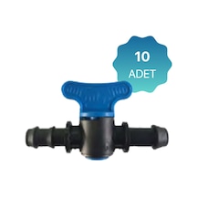 Damlama Sulama Conta Çıkış Mini Vana - 16X16Mm (10 Adet)