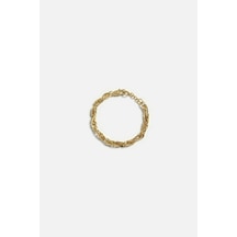 Burgu Zincir Bileklik Gold
