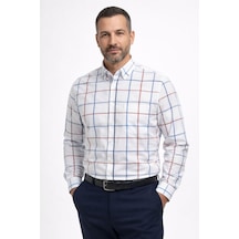 Lugon Klasik Regular Fit Uzun Kol Erkek Gömlek 7614 Beyaz