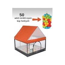 Öykü Bebek Diyari Çatili Oyun Alani 50 Adet Top Hediyeli