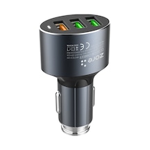 Zore Zr-c703q Micro 2 İn 1 Araç Şarj Seti - Siyah Siyah