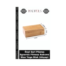 Özel Seri Pilates Egzersiz Fitness Rebuwo Woo Yoga Blok Ahşap Diğer