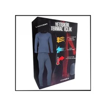 Uyguna-yakala Unisex - Lacivert Yetişkin Termal İçlik - 17001-l Lacivert