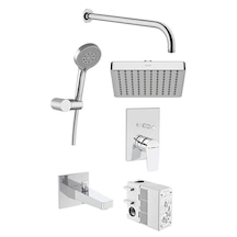 Artema Flow Square A49322 Ankastre Banyo Seti, Krom