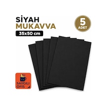 Siyah Renkli Mukavva 35x50 5 Adet Renkli Mukavva 5 Adet 1 Adet